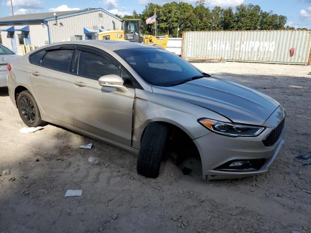 3FA6P0HD6HR203800 - 2017 FORD FUSION SE BEIGE photo 4