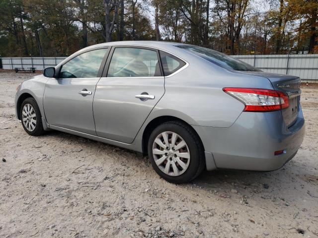 3N1AB7AP8DL769697 - 2013 NISSAN SENTRA S GRAY photo 2