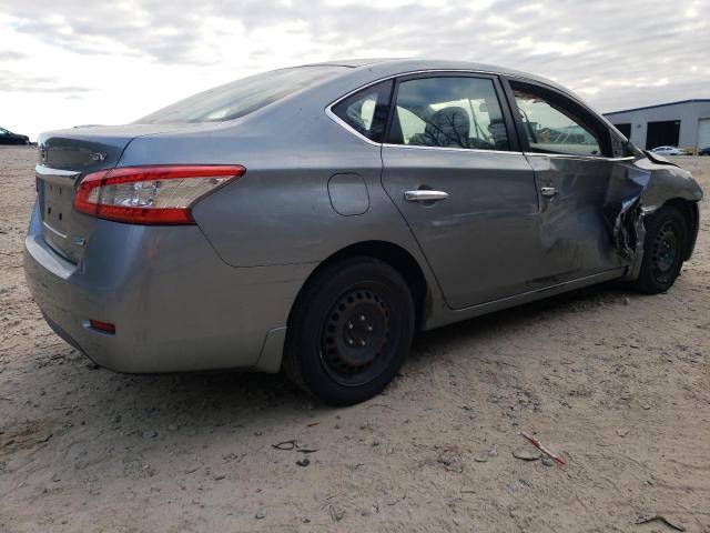 3N1AB7AP8DL769697 - 2013 NISSAN SENTRA S GRAY photo 3