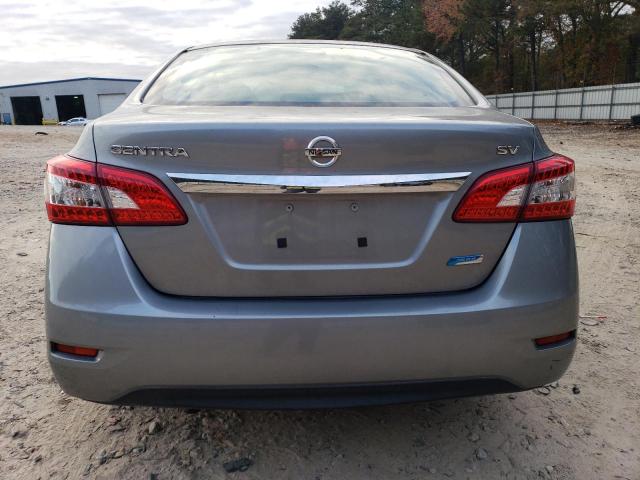 3N1AB7AP8DL769697 - 2013 NISSAN SENTRA S GRAY photo 6