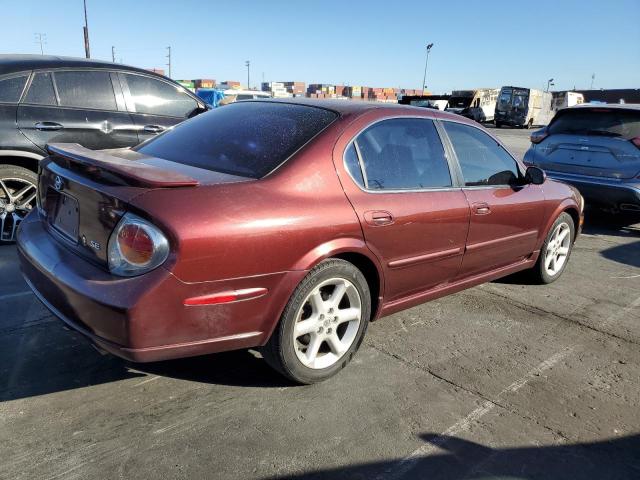 JN1DA31D82T431126 - 2002 NISSAN MAXIMA GLE BURGUNDY photo 3