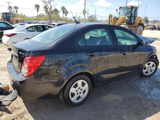 1G1JB5SH6E4186604 - 2014 CHEVROLET SONIC LS შავი ფოტო 3