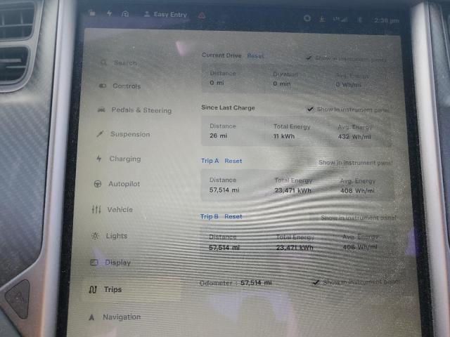 5YJSA1E24JF278408 - 2018 TESLA MODEL S BLACK photo 9