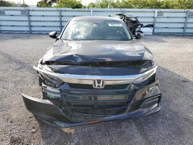 1HGCV1F18JA030123 - 2018 HONDA ACCORD LX BLACK photo 5