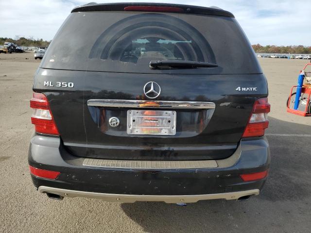 4JGBB8GBXAA611153 - 2010 MERCEDES-BENZ ML 350 4MATIC BLACK photo 6