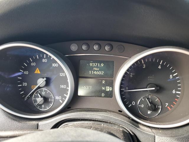 4JGBB8GBXAA611153 - 2010 MERCEDES-BENZ ML 350 4MATIC BLACK photo 9