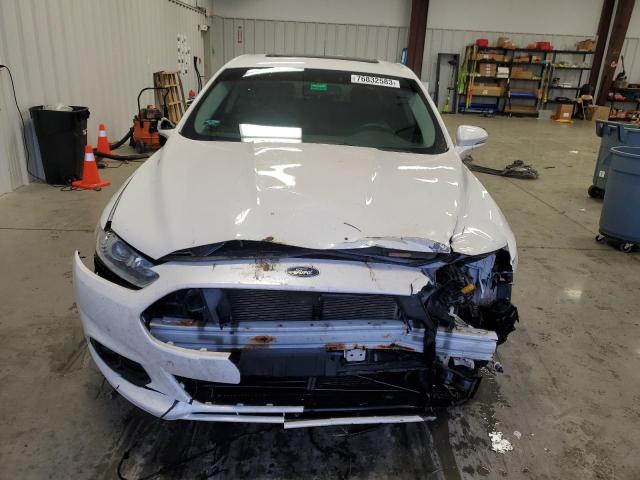 1FA6P0HD5G5100854 - 2016 FORD FUSION SE WHITE photo 5