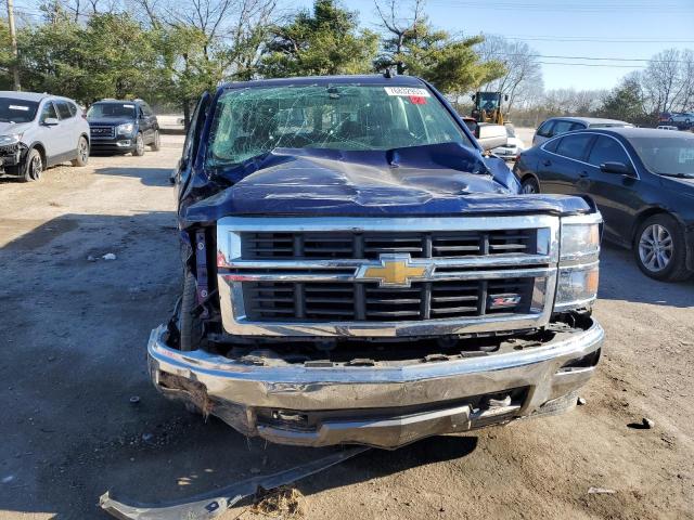 3GCUKREH8EG203722 - 2014 CHEVROLET SILVERADO K1500 LT BLUE photo 5