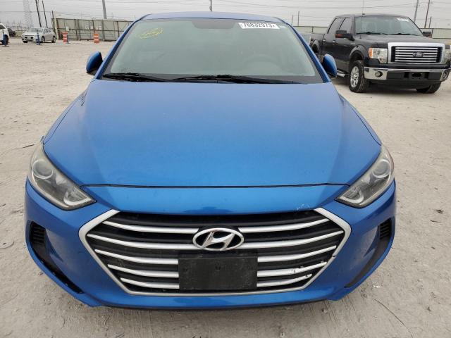 KMHD84LF5HU060633 - 2017 HYUNDAI ELANTRA SE BLUE photo 5