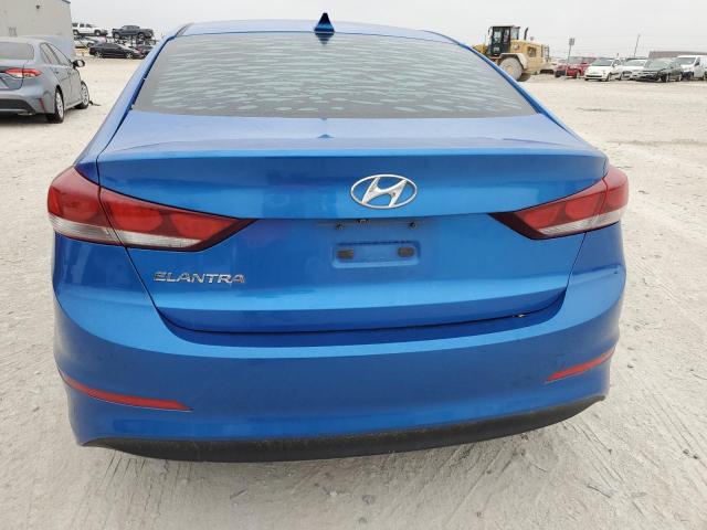 KMHD84LF5HU060633 - 2017 HYUNDAI ELANTRA SE BLUE photo 6