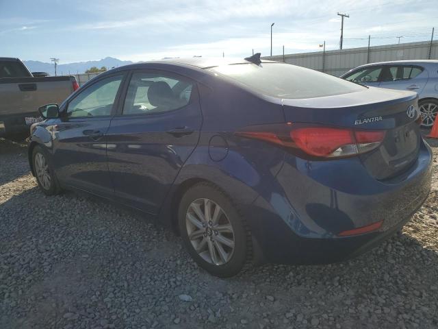 5NPDH4AE4FH611706 - 2015 HYUNDAI ELANTRA SE BLUE photo 2