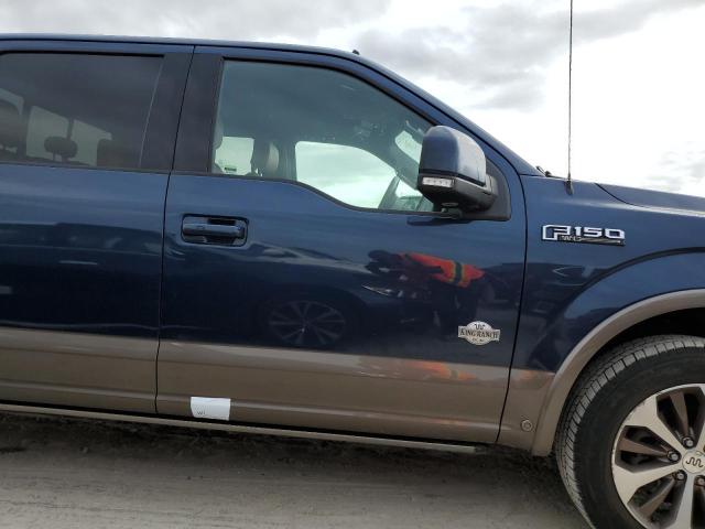 1FTEW1CG6JFB80957 - 2018 FORD F150 SUPERCREW BLUE photo 12