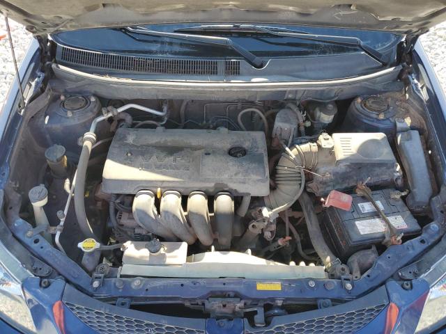 5Y2SL62844Z402806 - 2004 PONTIAC VIBE BLUE photo 11