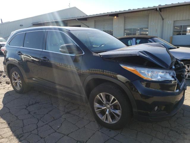 5TDKKRFH8ES011627 - 2014 TOYOTA HIGHLANDER XLE BLACK photo 4