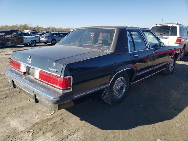 2MEBM74F0KX713827 - 1989 MERCURY GRAND MARQ GS BLACK photo 3