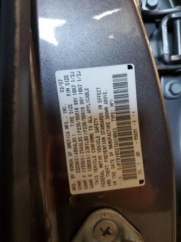 5J8TB18527A018843 - 2007 ACURA RDX TECHNOLOGY SILVER photo 13