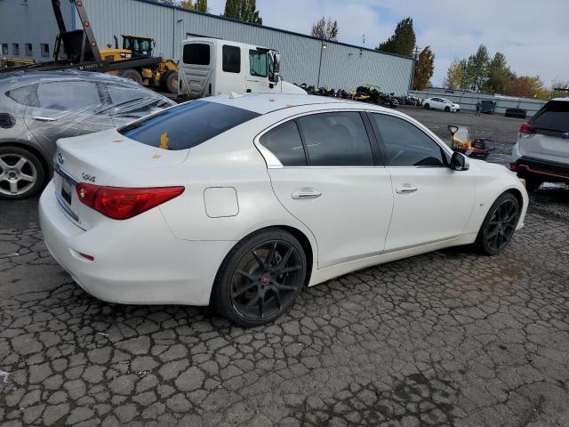 JN1BV7AR8EM691314 - 2014 INFINITI Q50 BASE WHITE photo 3