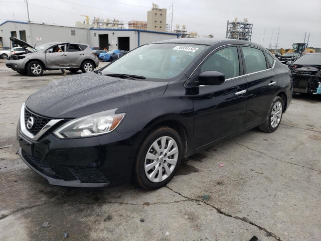 3N1AB7AP0KY377698 - 2019 NISSAN SENTRA S BLACK photo 1