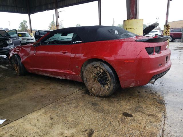 2G1FC3D35D9190468 - 2013 CHEVROLET CAMARO LT RED photo 2