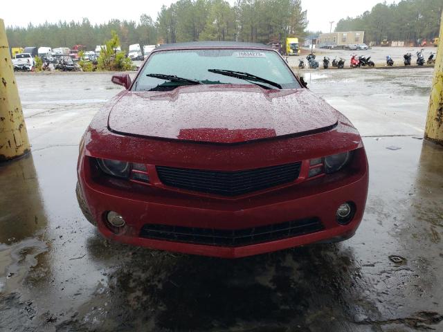 2G1FC3D35D9190468 - 2013 CHEVROLET CAMARO LT RED photo 5