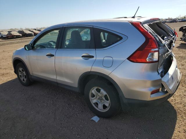 2HKRM4H30GH631006 - 2016 HONDA CR-V LX SILVER photo 2