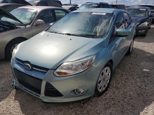 1FAHP3F25CL444685 - 2012 FORD FOCUS SE BLUE photo 2