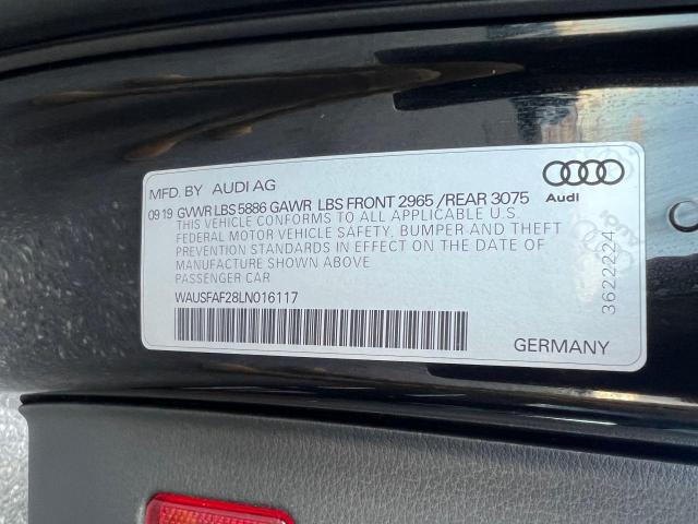 WAUSFAF28LN016117 - 2020 AUDI S7 PRESTIGE BLACK photo 10