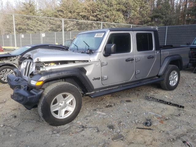 1C6HJTAGXLL135719 - 2020 JEEP GLADIATOR SPORT GRAY photo 1