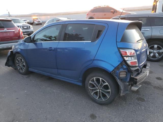 1G1JD6SH4H4113784 - 2017 CHEVROLET SONIC LT BLUE photo 2