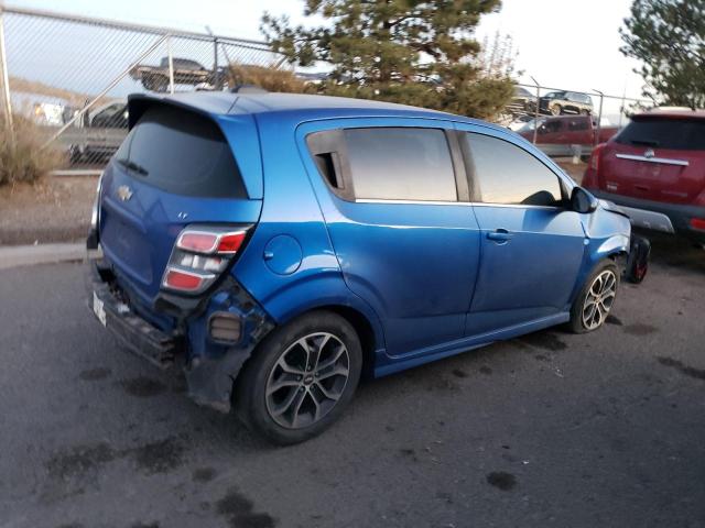 1G1JD6SH4H4113784 - 2017 CHEVROLET SONIC LT BLUE photo 3