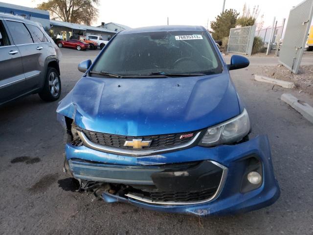 1G1JD6SH4H4113784 - 2017 CHEVROLET SONIC LT BLUE photo 5