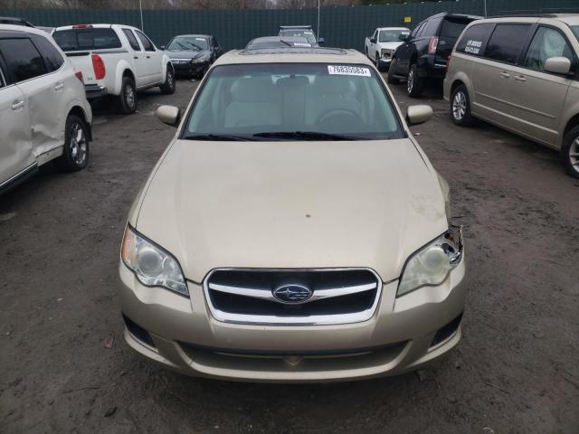 4S3BL616687223197 - 2008 SUBARU LEGACY 2.5I GOLD photo 5