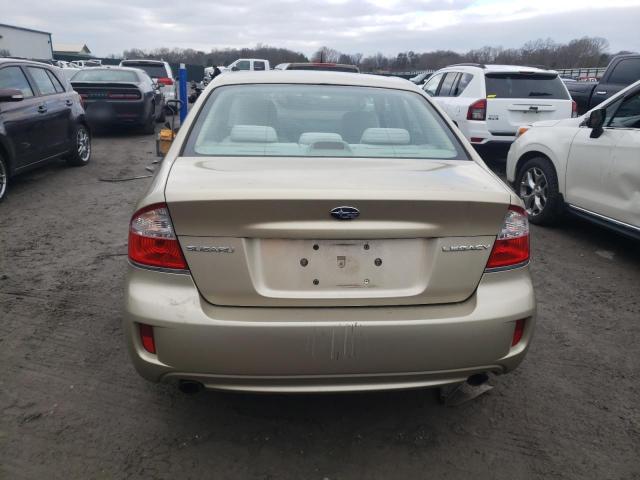 4S3BL616687223197 - 2008 SUBARU LEGACY 2.5I GOLD photo 6