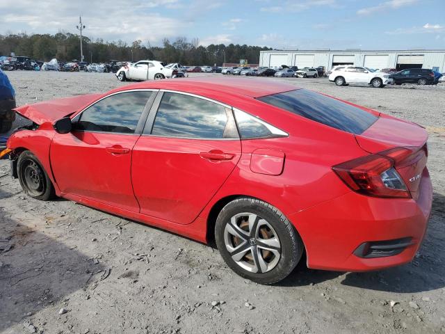 2HGFC2F51HH557170 - 2017 HONDA CIVIC LX RED photo 2