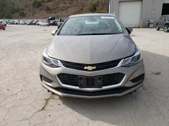 1G1BE5SMXH7125901 - 2017 CHEVROLET CRUZE LT GRAY photo 5