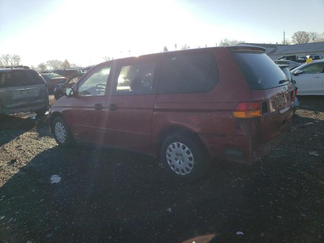 5FNRL18514B142501 - 2004 HONDA ODYSSEY LX MAROON photo 2