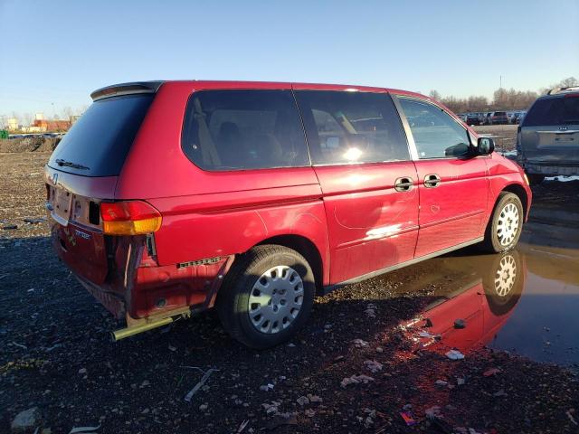 5FNRL18514B142501 - 2004 HONDA ODYSSEY LX MAROON photo 3