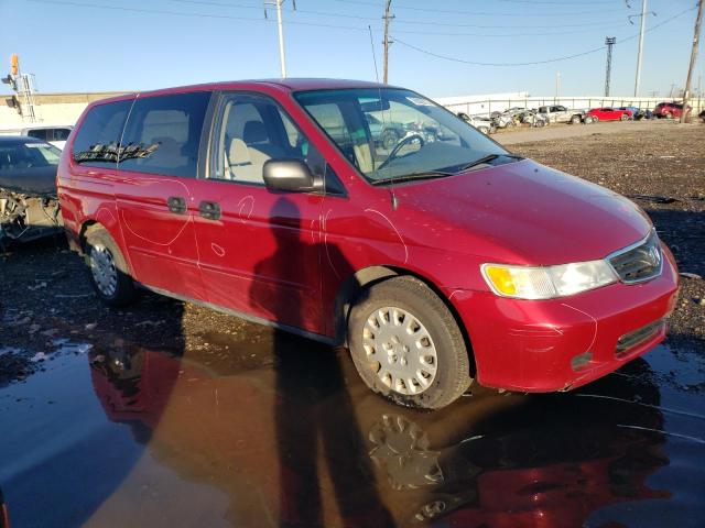 5FNRL18514B142501 - 2004 HONDA ODYSSEY LX MAROON photo 4