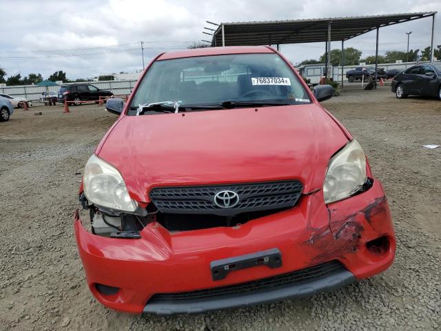 2T1KR32E88C711858 - 2008 TOYOTA COROLLA MA XR RED photo 5