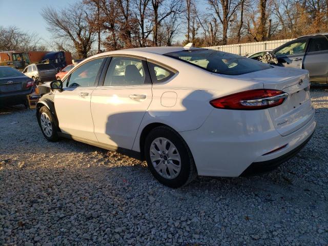 3FA6P0G76LR226546 - 2020 FORD FUSION S WHITE photo 2