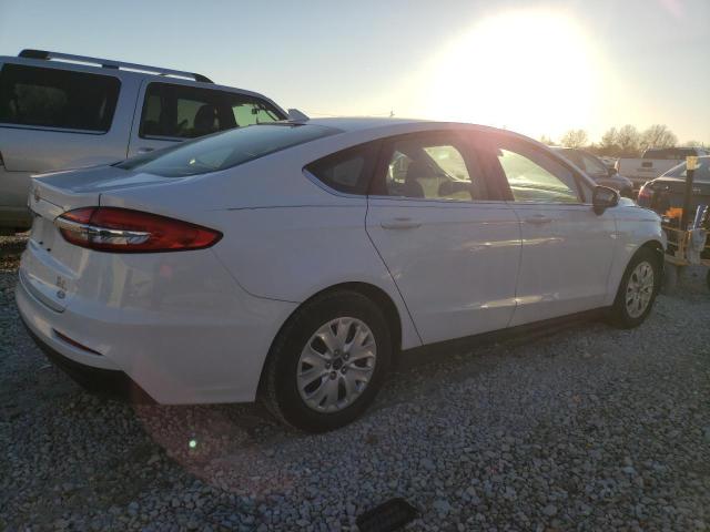 3FA6P0G76LR226546 - 2020 FORD FUSION S WHITE photo 3