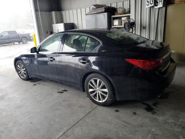 JN1BV7ARXEM702491 - 2014 INFINITI Q50 BASE BLACK photo 2