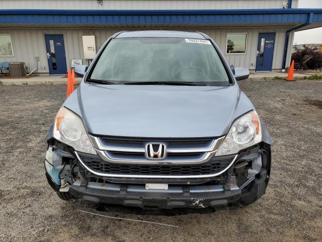 JHLRE4H78AC015334 - 2010 HONDA CR-V EXL BLUE photo 5