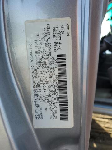 5TBBT44142S257214 - 2002 TOYOTA TUNDRA ACCESS CAB ვერცხლისფერი ფოტო 12