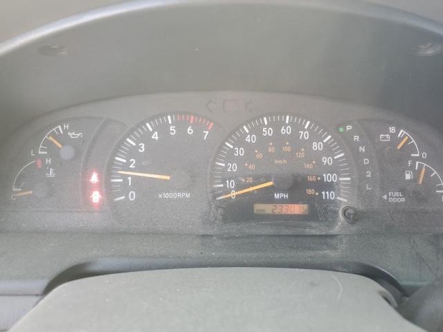 5TBBT44142S257214 - 2002 TOYOTA TUNDRA ACCESS CAB ვერცხლისფერი ფოტო 9