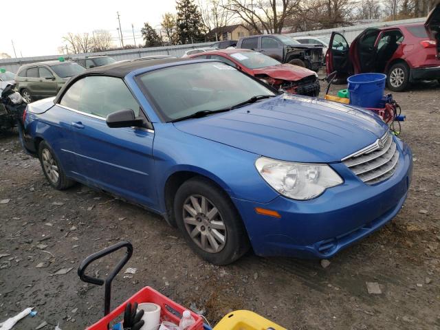 1C3LC45K48N224297 - 2008 CHRYSLER SEBRING BLUE photo 4