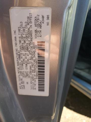 5TBBN44113S340837 - 2003 TOYOTA TUNDRA ACCESS CAB SR5 SILVER photo 12