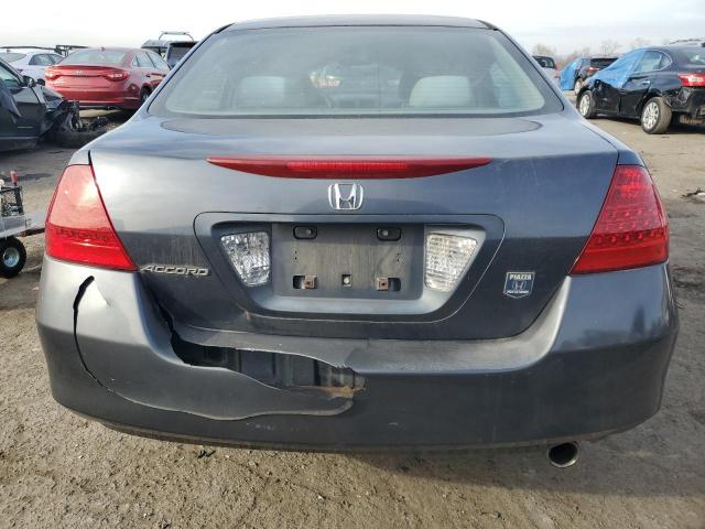 1HGCM56437A209649 - 2007 HONDA ACCORD LX GRAY photo 6