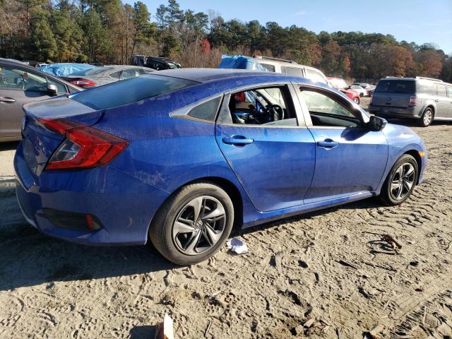 2HGFC2F60KH598714 - 2019 HONDA CIVIC LX BLUE photo 3