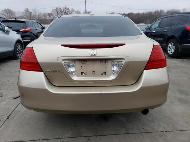 1HGCM56807A100245 - 2007 HONDA ACCORD EX BEIGE photo 6